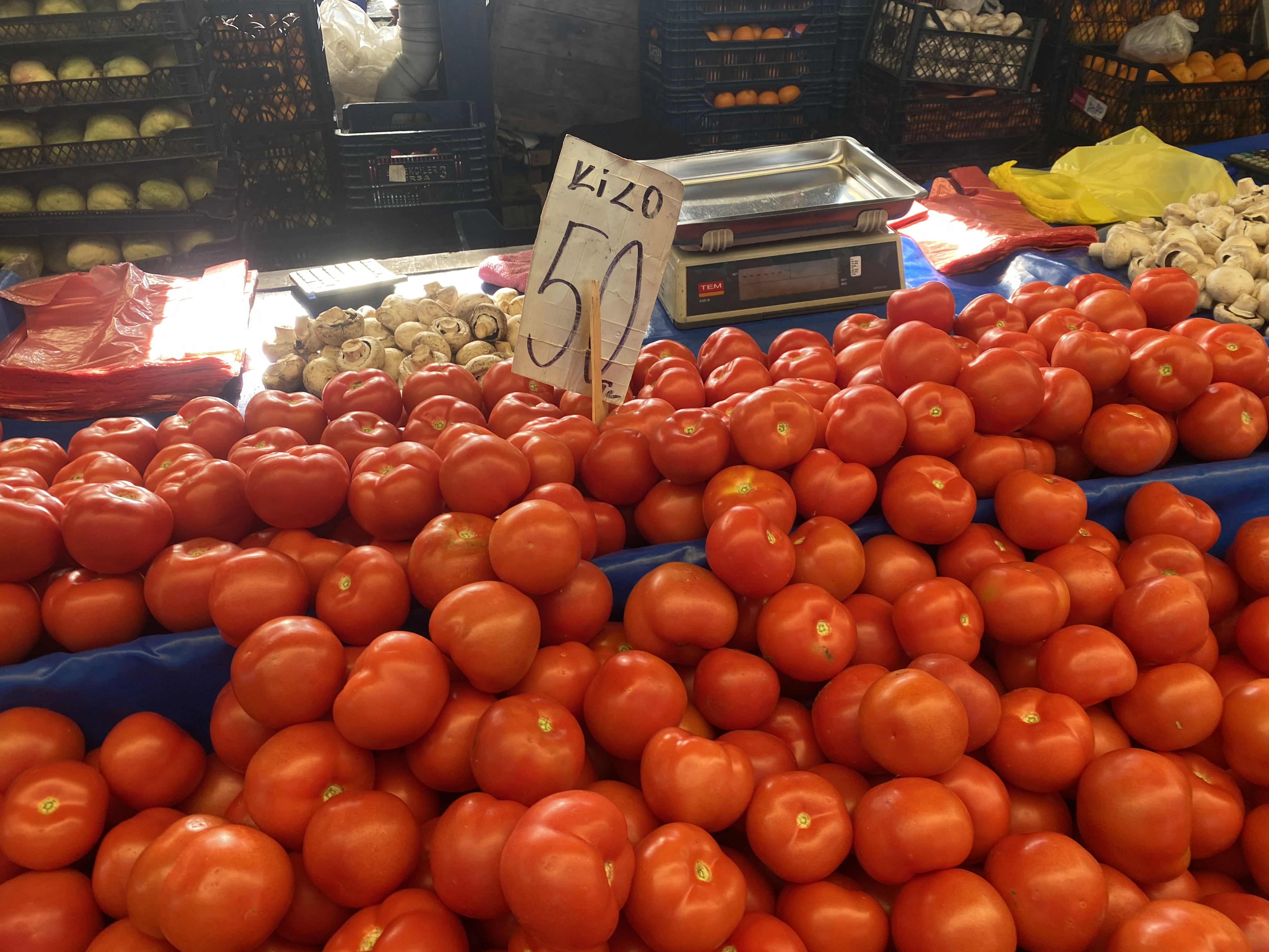 CUMPA’da sebze ve meyve fiyatları