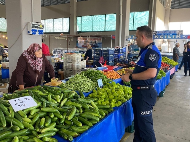 Lapseki halk pazarında düzen ve tüketici hakları için denetim!