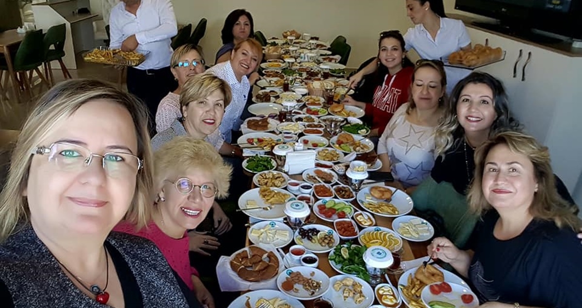 ÇASEMDER bayanları kahvaltıda