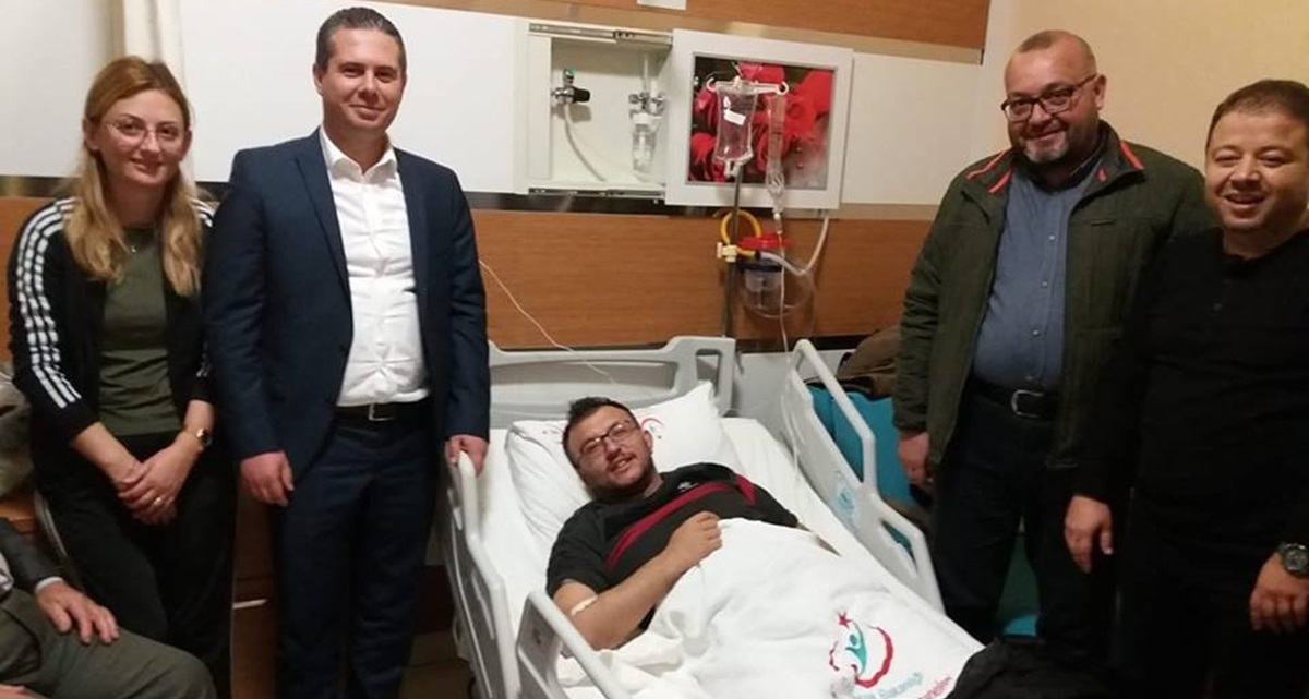 Ak Parti’den geçmiş olsun ziyareti