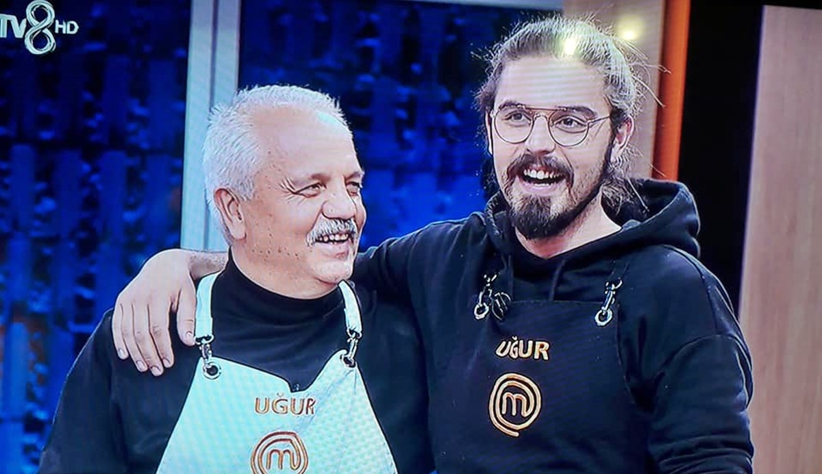 Baba oğul yarıştılar