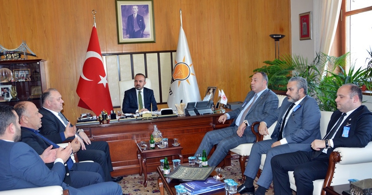 ÇTSO, Bülent Turan’ı ziyaret etti