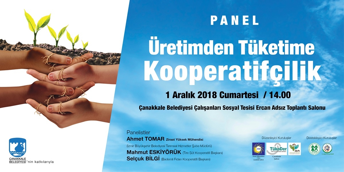 Üretimden Tüketime Kooperatifçilik konuşulacak