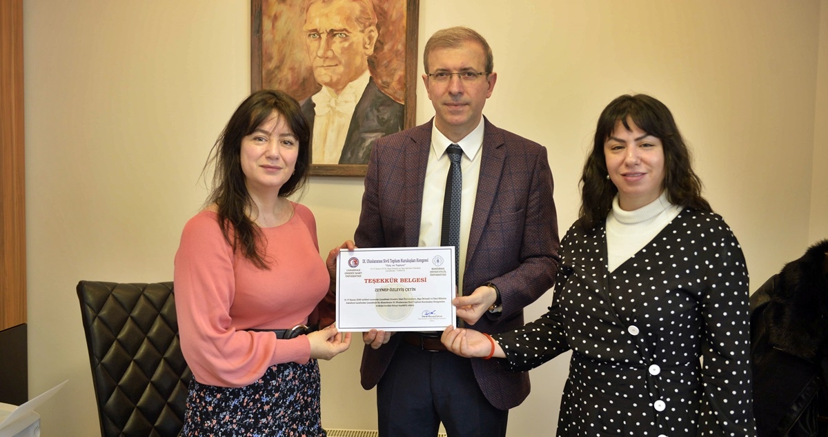 Çanakkale Belediyesine üniversiteden ‘Teşekkür'…
