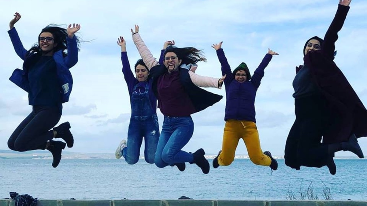'Buluştuk ve zıpladık'