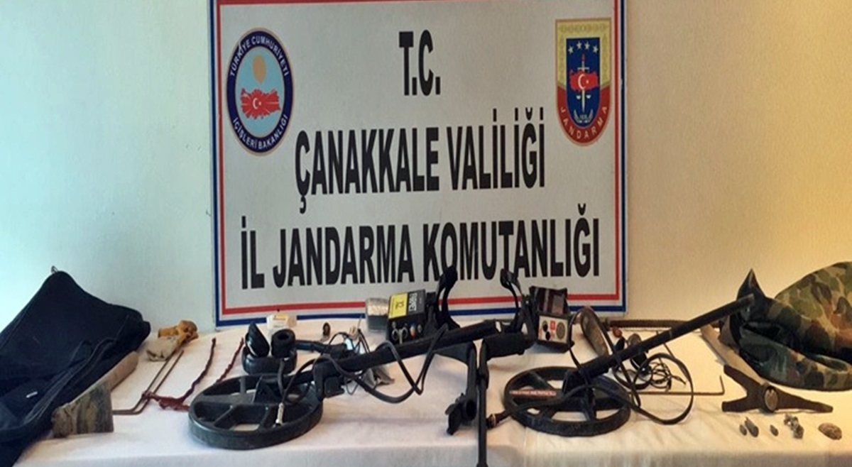 İzinsiz kazıya suçüstü