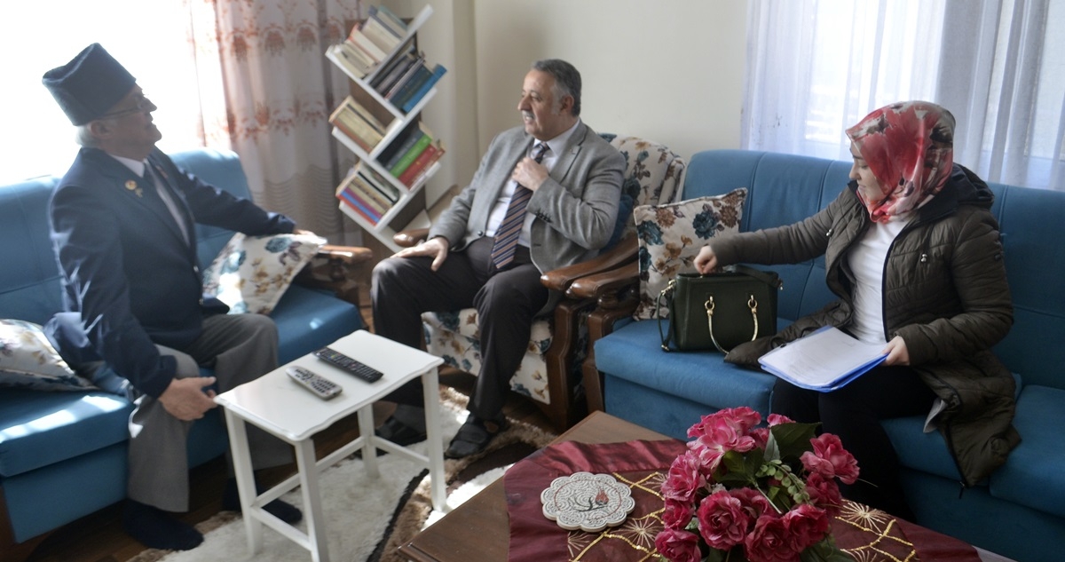 Valilikten gazilere ziyaret