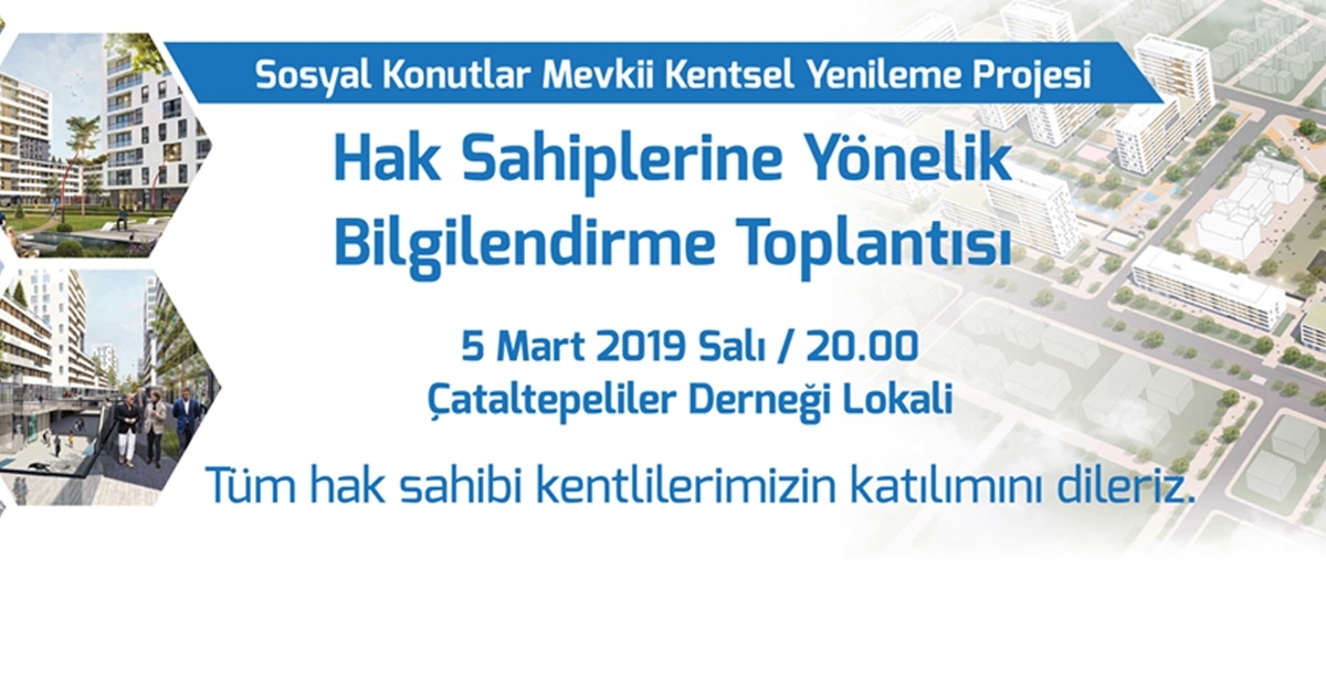 Sosyal Konutlar İçin Bilgilendirme Toplantısı