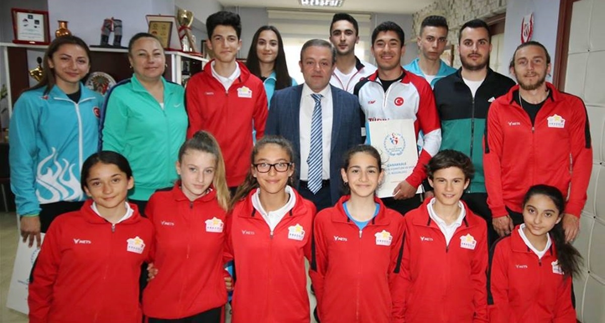 Başarılı atletlerden ziyaret