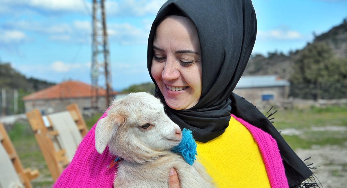 Aydoğan’ın oğlak sevgisi