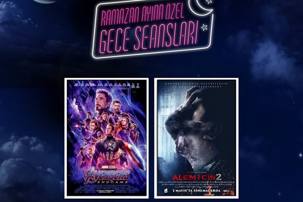 Sinema keyfi gece yaşanacak