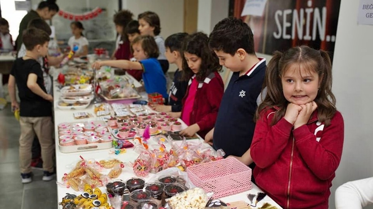 Minikler hem öğrendi hem kazandı