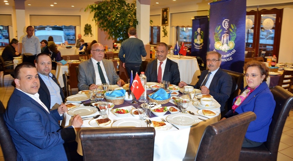 Ticaret Borsası üyeleri iftar yemeğinde