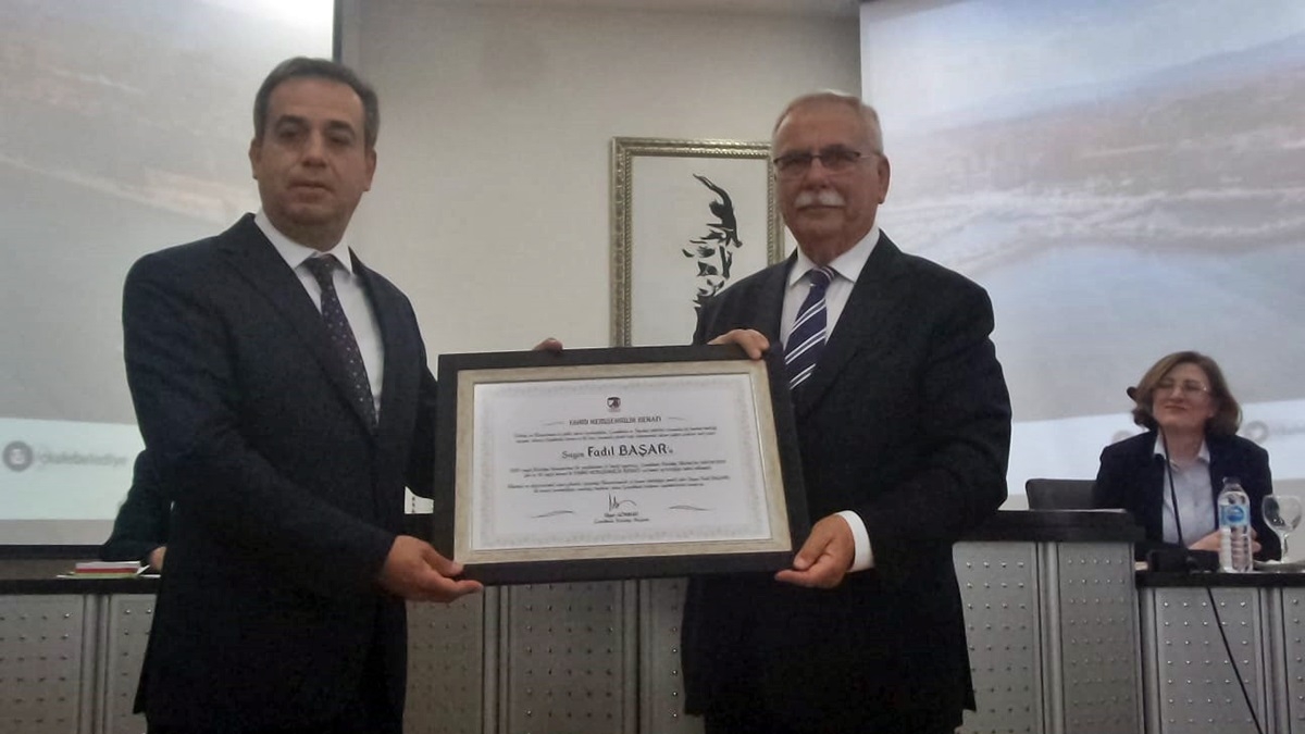 Kardeş kent elçisine fahri hemşehrilik