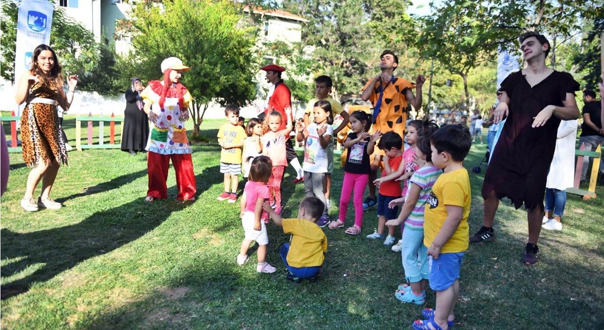 Çocuklar doyasıya eğlendi