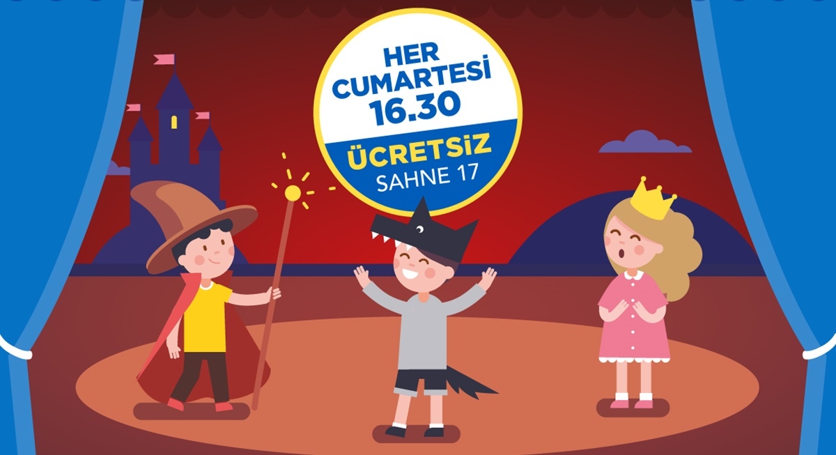 AVM’de çocuk tiyatrosu