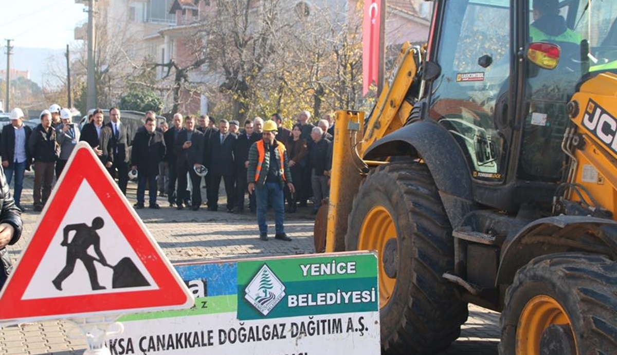 Müjde Turan'dan ''Yenice’mizde doğalgaz çalışmaları başladı''