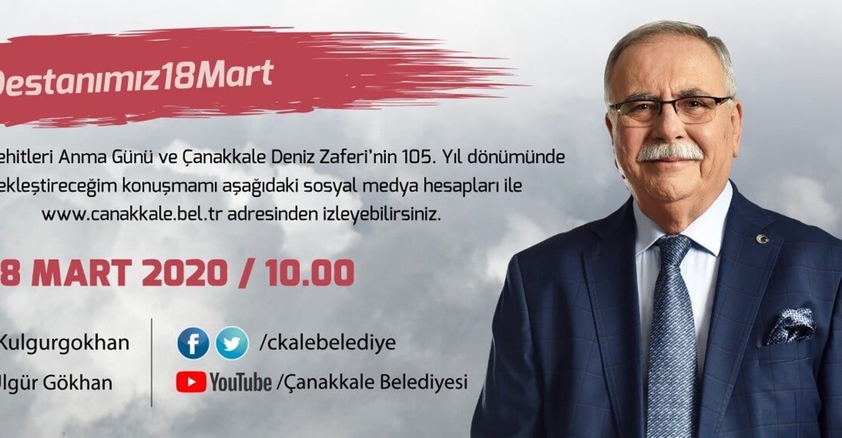 Başkan Gökhan'dan 18 Mart konuşması