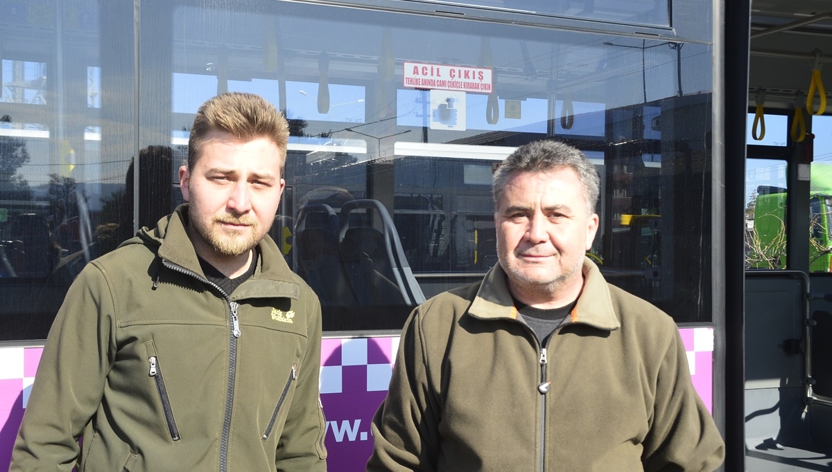 Baba ve oğuldan otobüslere korona icadı