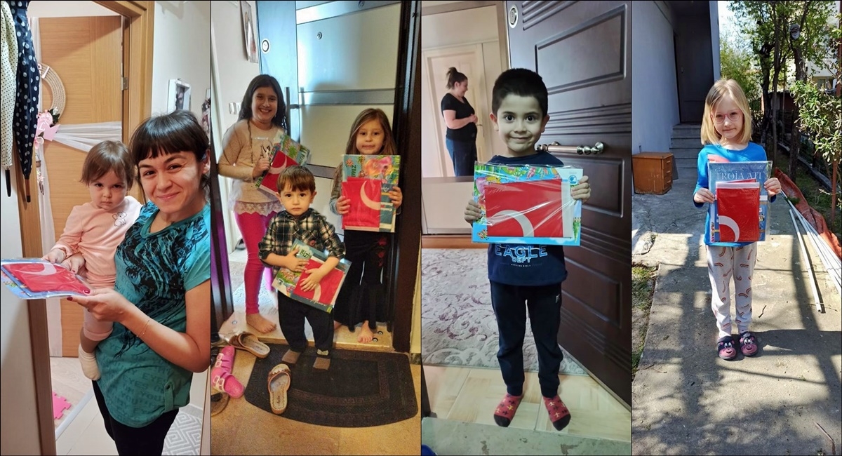 Belediyeden çocuklara hediye