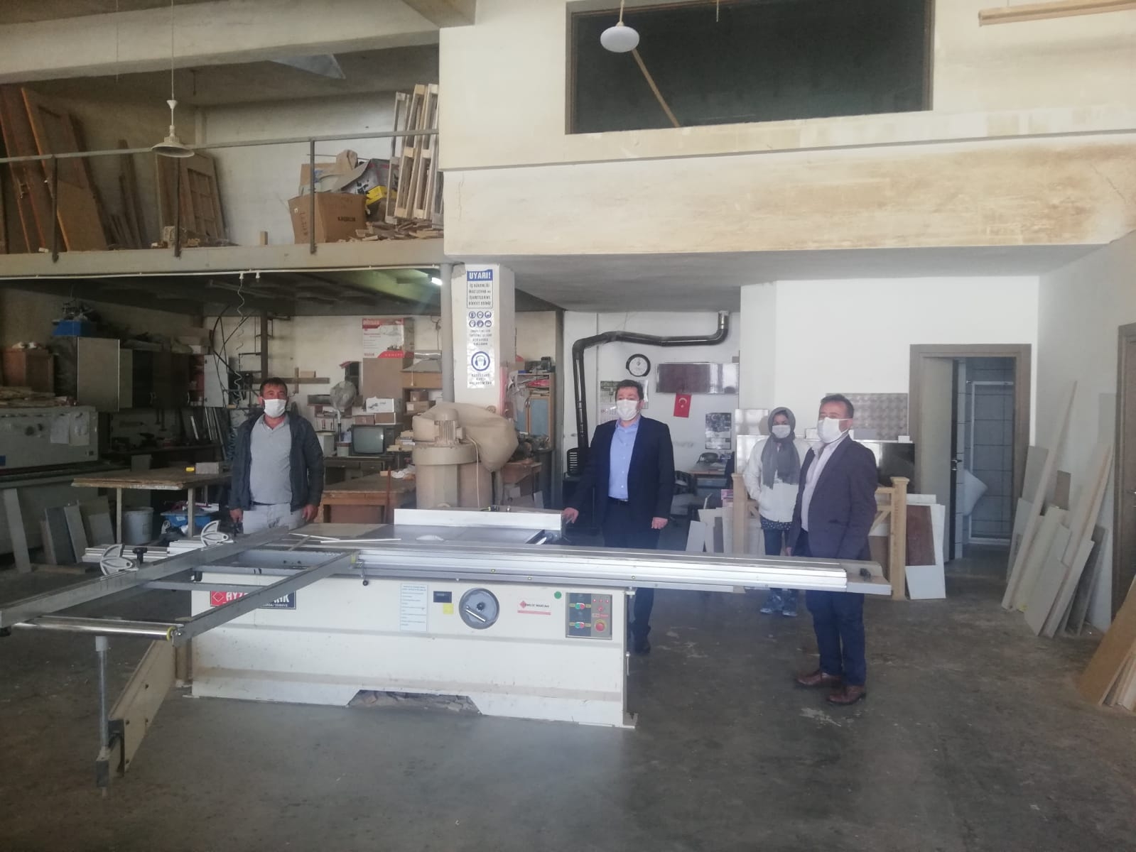 Sanayi esnafına 20 bin maske