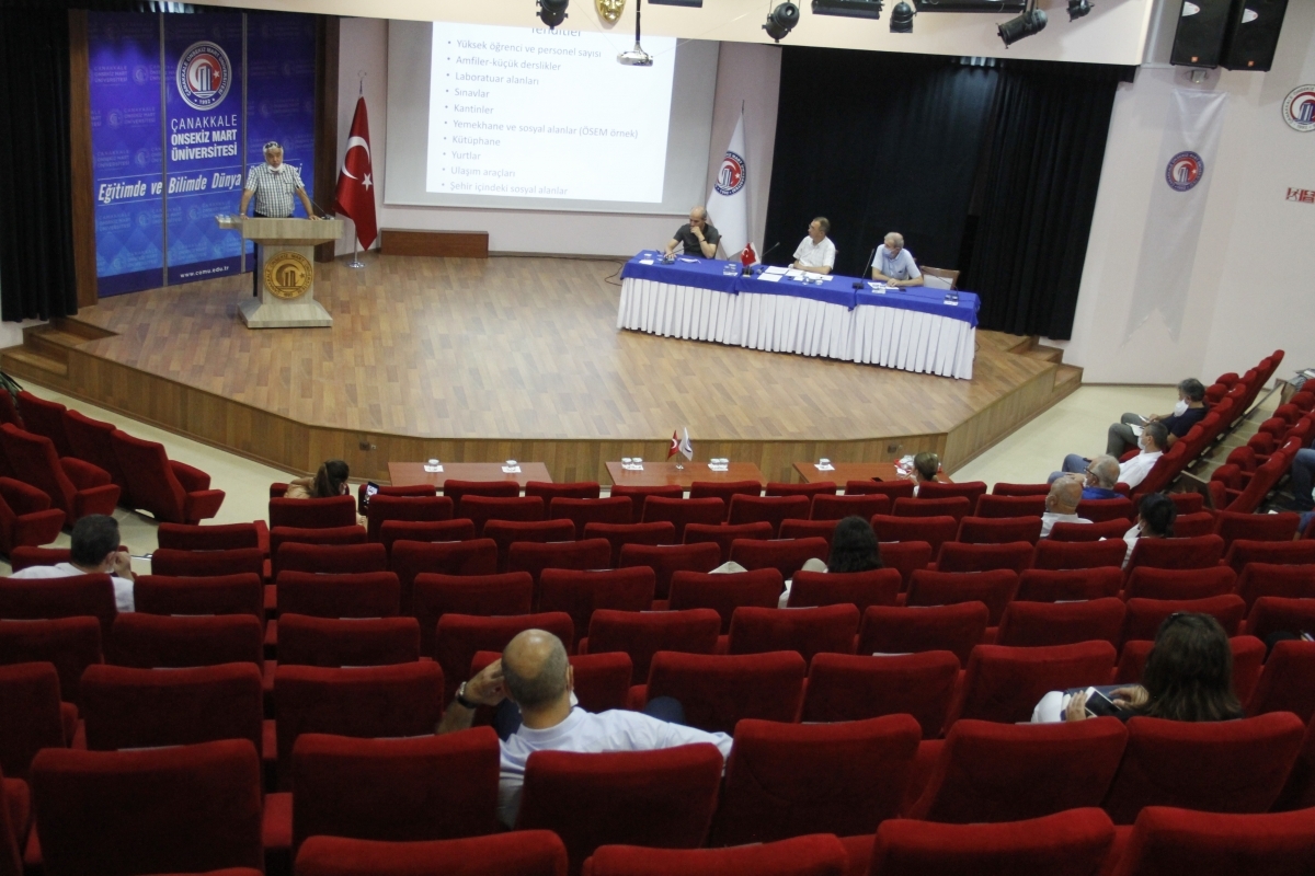 ÇOMÜ Covid-19 komisyonu paydaşlarıyla toplandı