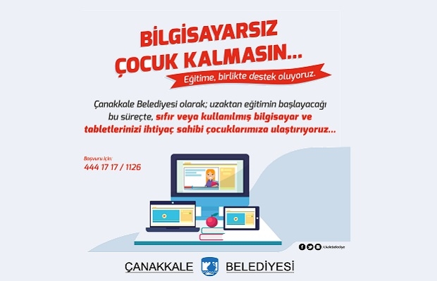Bilgisayarsız çocuk kalmasın