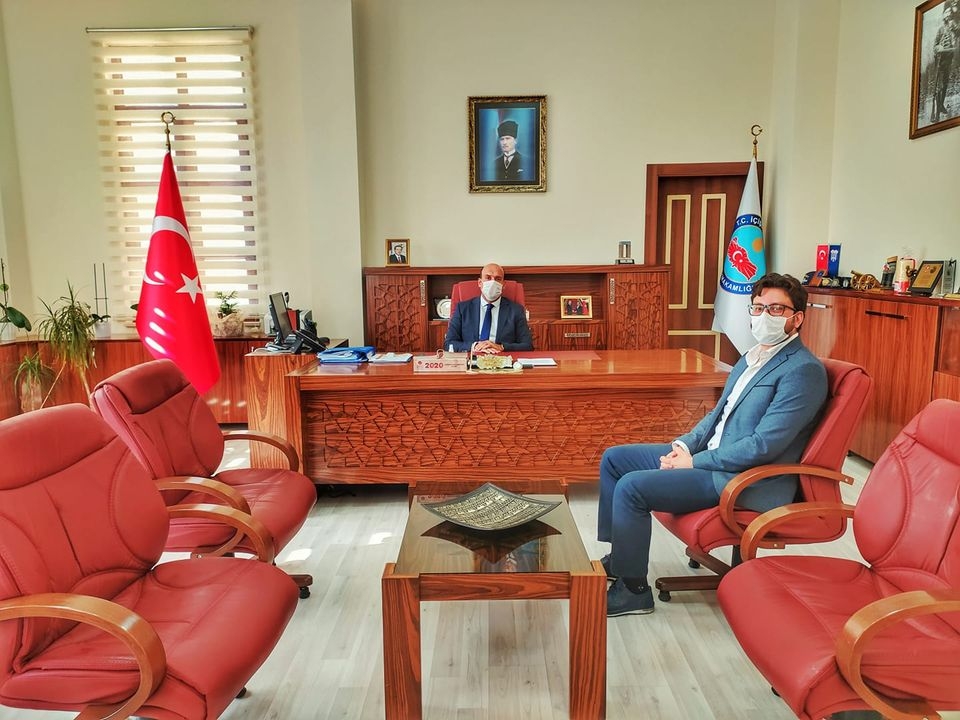 Yeni Başhekimden Kaymakam ziyareti