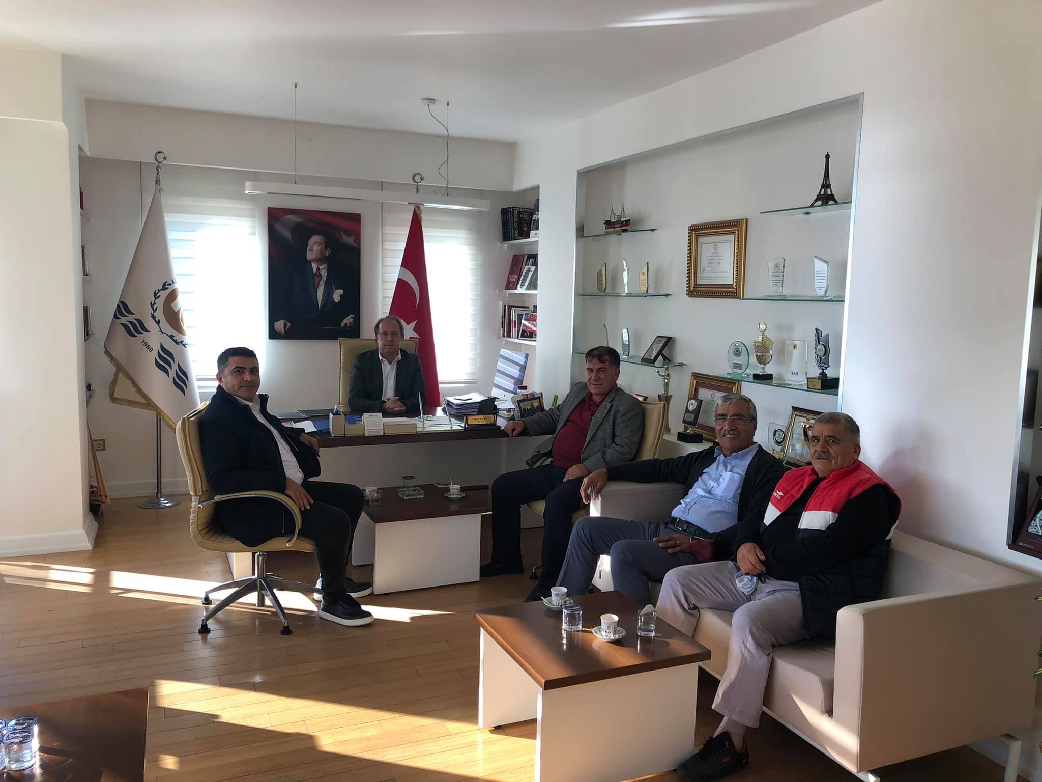 Küçükkuyu Başkanı Balkan’a ziyaret