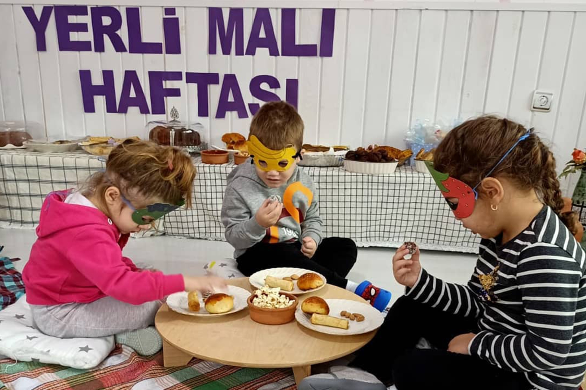 Miniklerden Yerli Malı Haftası’na özel maskeler