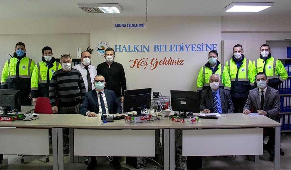 Başkan Arslan günü Su Servisi’ne karşıladı