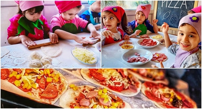 Hamarat eller pizza yaptı