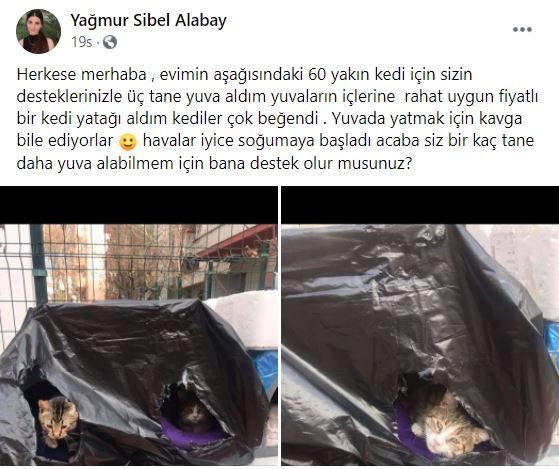 Soğuk havalarda sıcak uyusunlar diye…