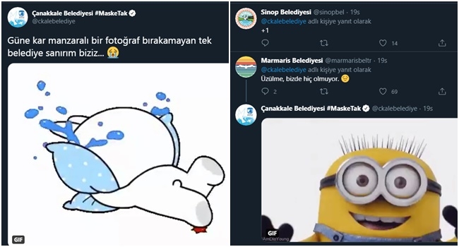 Belediyeler arası güldüren diyalog