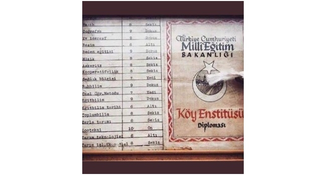 “Uyanış öyküsü ‘Köy Enstitüleri’ imiş”