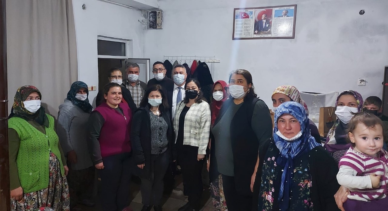 Başkan Bayram'dan üreten kadınlara ziyaret