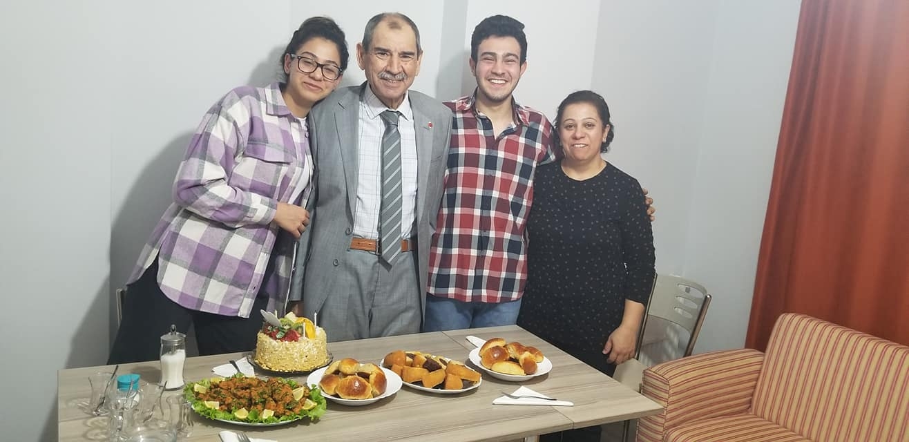 Doğum gününü kutladı