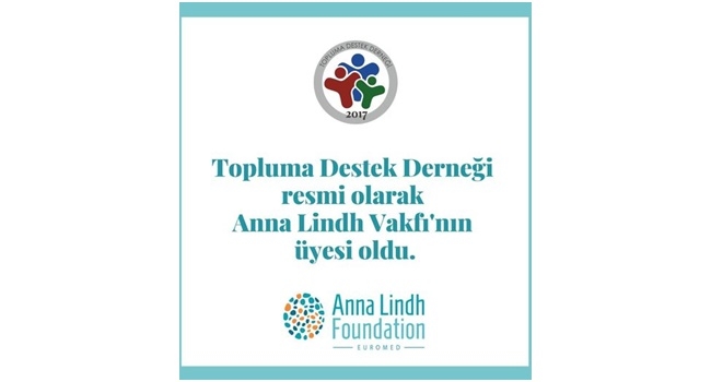 TDD Anna Lindh Vakfının üyesi oldu