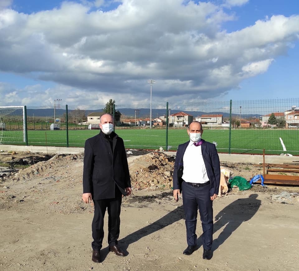Çalışmaları yerinde inceledi