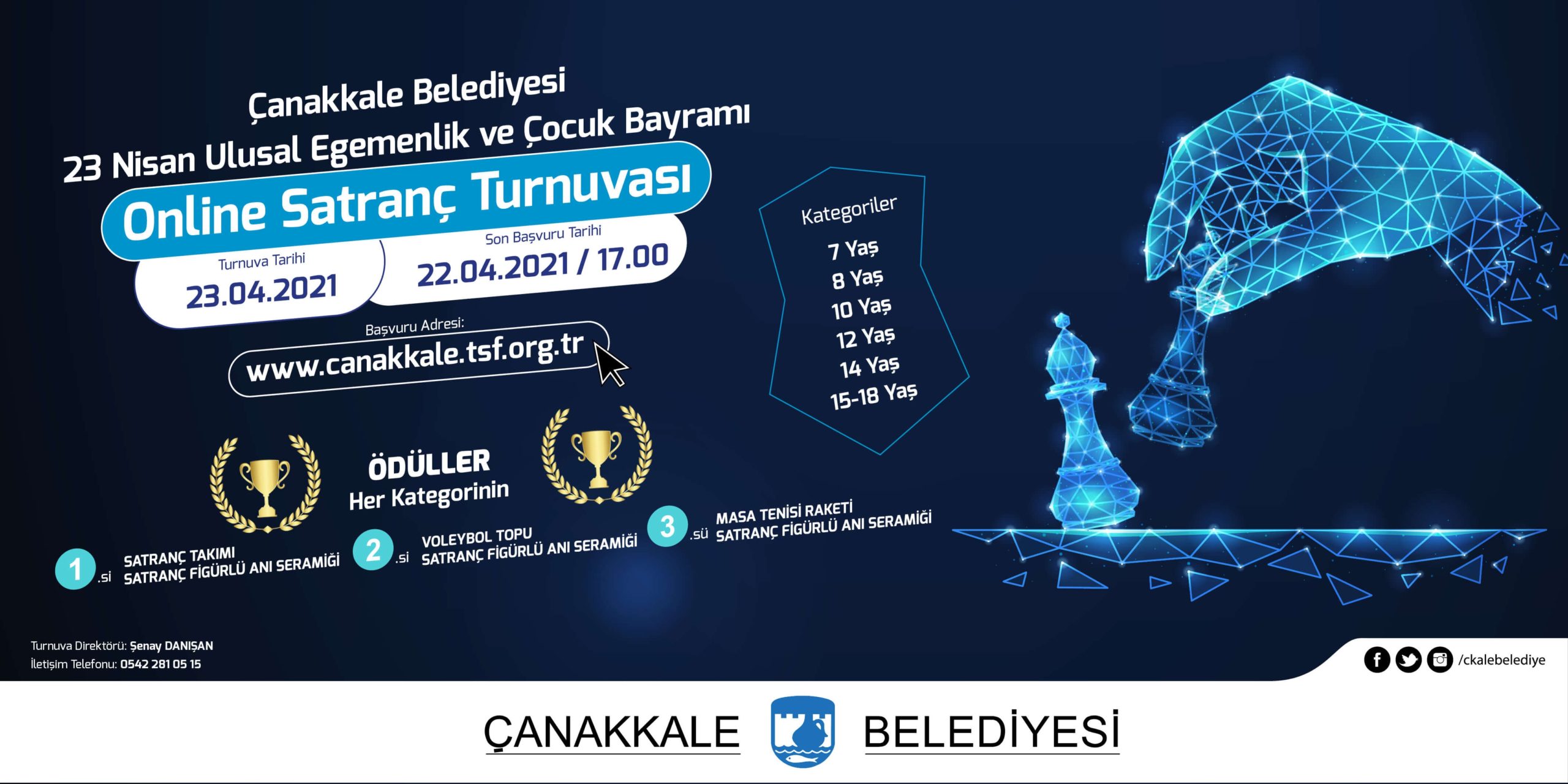 Online satranç turnuvası düzenlenecek