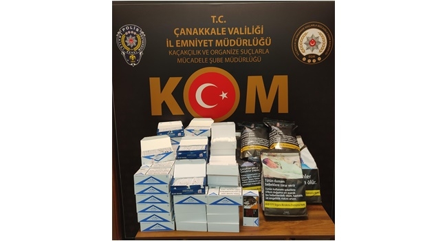 Emniyetten kaçak tütün operasyonu