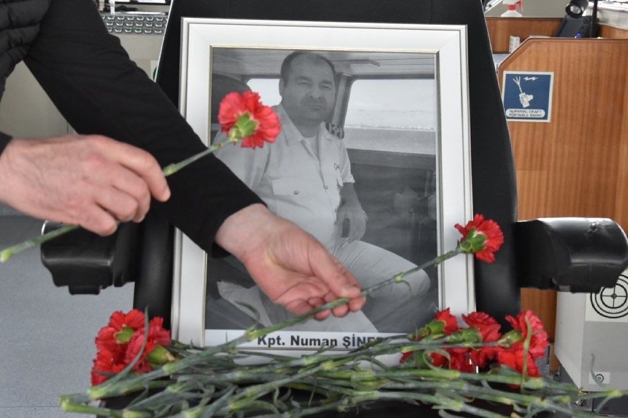 Kaptan Numan ŞİNER son yolculuğuna uğurlandı