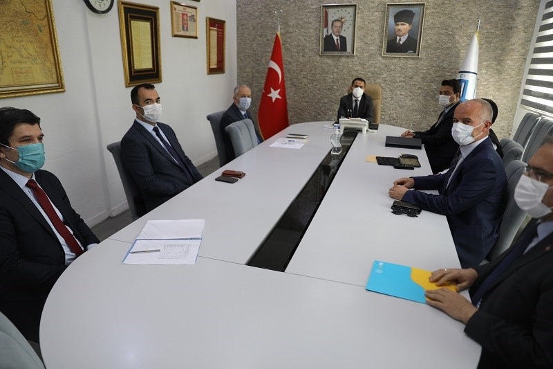 Sosyal destek ödemelerinin dağıtımıyla ilgili toplantı yapıldı
