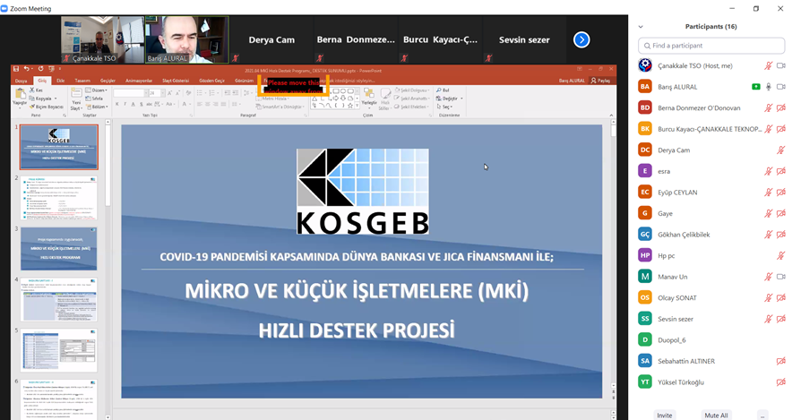 Üyelere yönelik faizsiz kredi süreçleri anlatıldı