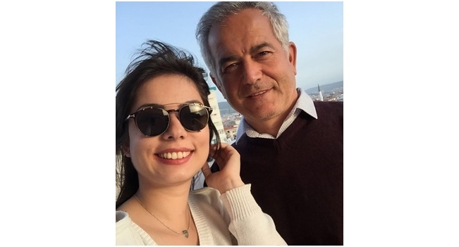 Kızının doğum gününü kutladı