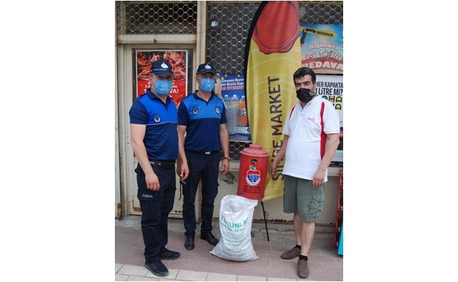 30 kilo pil topladı