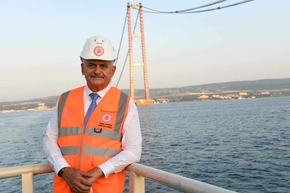 Binali Yıldırım köprüyü inceledi