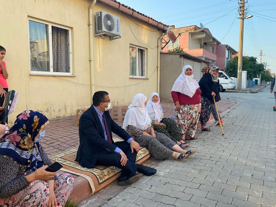 Büyükler anlattı, Başkan Bülent Öz dinledi