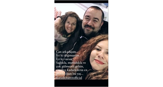 Ata Demirer’in yeni yaşını kutladı