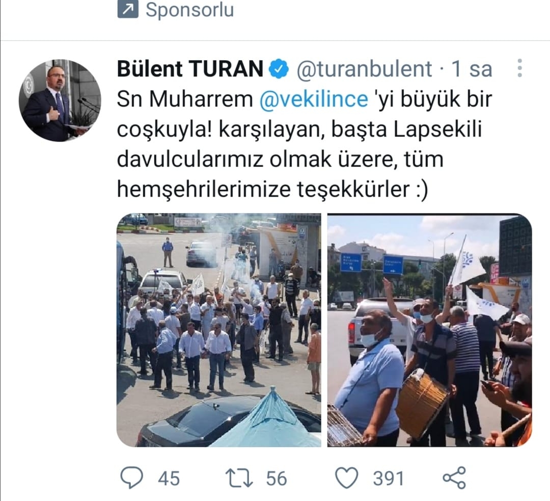 Muharrem İnce’yi tiye aldı